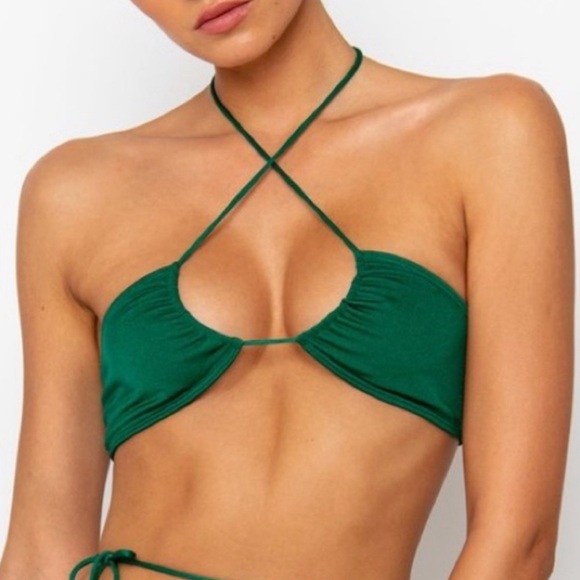 Sommer Swim Xena Top - Green - Size Small - Picture 1 of 4